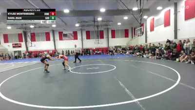 120 lbs Champ. Round 2 - Sara Jean, Canyon Ridge vs Kylee Montenegro, Homedale