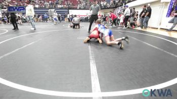 85 lbs Quarterfinal - Jace Henson, Carl Albert vs Adyson Wagner, Choctaw Ironman Youth Wrestling