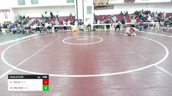 190 lbs Consi Of 8 #2 - Luke Donis, Milford vs Ken-Bennett Mentee, Middleborough