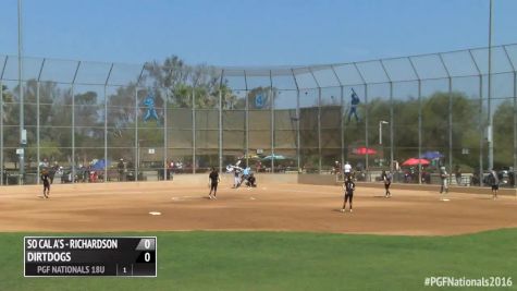 So Cal Athletics Richardson vs Dirtdogs   2016 18U Premier PGF Nationals