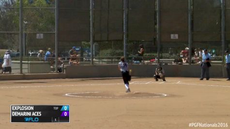 Explosion vs DeMarini Aces   2016 18U Premier PGF Nationals