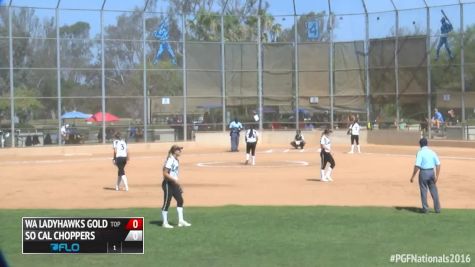 Washington Ladyhawks Gold vs So Cal Choppers   2016 18U Premier PGF Nationals