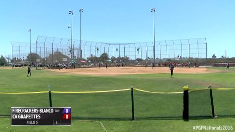 Firecrackers Blanco vs CA Grapettes   2016 18U Premier PGF Nationals
