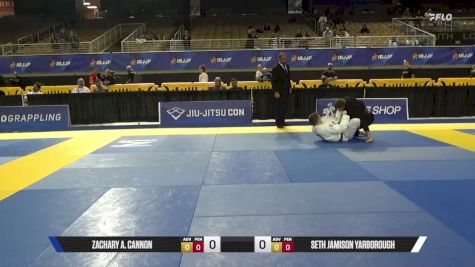 Seth Jamison Yarborough vs Zachary A. Cannon 2026 Pan Jiu Jitsu IBJJF Championship