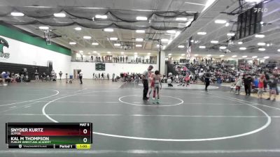 60 lbs Champ. Round 1 - Snyder Kurtz, Slyfox vs Kal M Thompson, Purler Wrestling Academy