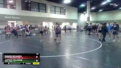 138 lbs Placement Matches (16 Team) - Justice Callahan, Iowa Gables vs Parker Richards, Applied Pressure X Kame