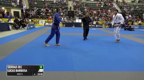 Gerrad Zec vs Lucas Barbosa IBJJF 2016 Chicago Summer Open