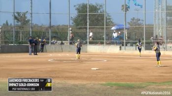 Lakewood Firecrackers vs Impact Gold - Johnson 2016 18U Premier PGF Nationals