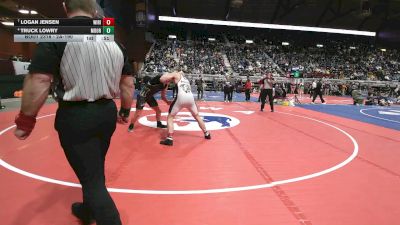 2A-190 lbs 5th Place Match - Logan Jensen, Wind River vs Truck Lowry, Moorcroft