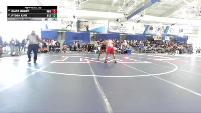 215 lbs Cons. Round 1 - Jayden Kirk, Wichita-South Hs vs James Moore, Wichita-West Hs