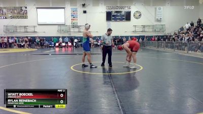 215 lbs Champ. Round 2 - Rylan Reinebach, Mountain View vs Wyatt Boeckel, Oregon City