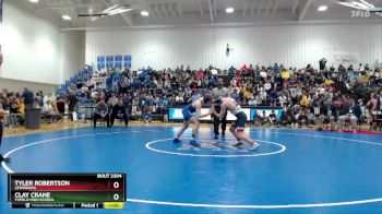 144 lbs 3rd Place Match - Tyler Robertson, Lewisburg vs Clay Crane, Tupelo High School