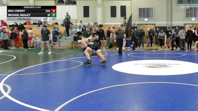 175 lbs 7th Place - Max Cherry, Plymouth South vs Michael Mealey, Bristol-Plymouth