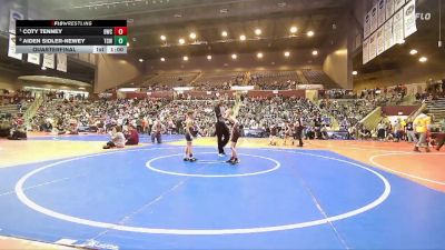 61 lbs Quarterfinal - Coty Tenney, Battlefield Wrestling Club vs Aiden Sidler-Newey, Team Conquer Wrestling