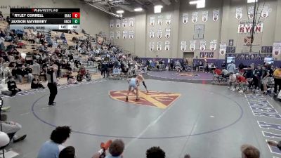 120 lbs Cons. Semi - Ryley Correll, Brentwood Aca. vs Jaxson Mayberry, Union County