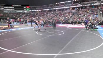 175-2A Champ. Round 1 - Ryder Weber, Hayden vs Levi Reichman, Sedgwick County/Fleming