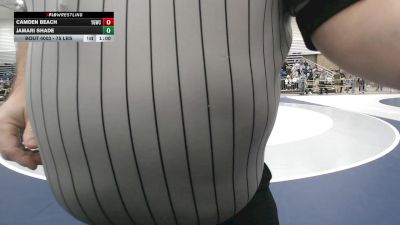 75 lbs Champ. Rd Of 64 - Camden Beach, Young Guns Wrestling Club vs Jamari Shade