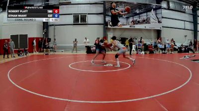 92 kg Cons. Round 2 - Robert Platt, Tar Heel Wrestling Club vs Ethan Wiant, Clarion RTC