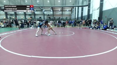 145 lbs Semis - Kaitlyn Krenz, Poway Wreslting / Poway RTC vs Taydem Bylin, Mat Demon Wrestling Club