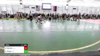120 lbs Consi Of 4 - Robert Estrada, Youngbloods vs Elijah Flores, Pounders WC