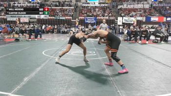 A - 157 lbs Cons. Round 3 - Carter Olson, Whitefish vs Will Nedens, Hardin