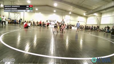 55 lbs 3rd Place - Bradley Shadwick, Berryhill Wrestling Club vs Lincoln Wright, Broken Arrow Wrestling Club