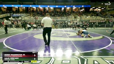 190 1A 5th Place Match - David Mercado, North Bay Haven vs Derek Washington Jr., Evangelical Christian School