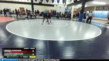 190lbs Cons. Round 3 - Dariuon Clinkscales, Spanaway Lake (Girls) vs Virginia Thomason, Union (Girls)