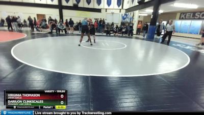 190lbs Cons. Round 3 - Dariuon Clinkscales, Spanaway Lake (Girls) vs Virginia Thomason, Union (Girls)