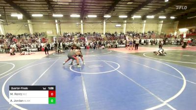 285 lbs Quarterfinal - Malaki Rentz, Rez WC vs Aaron Jordan, Alamosa