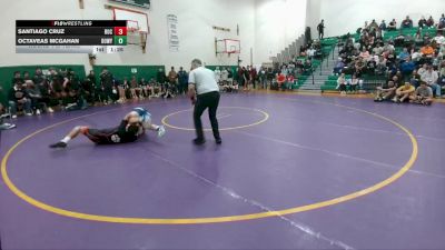 144 lbs Round 4 (6 Team) - Octaveas McGahan, DouglasWY vs Santiago Cruz, Rock Springs