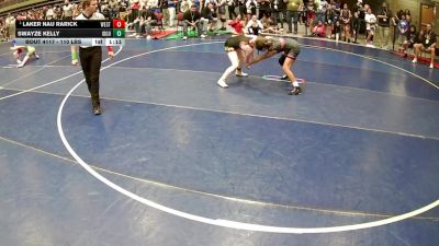 110 lbs Quarters - Laker Nau Rarick, Westlake vs Swayze Kelly, Idaho Gold
