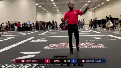 Asheena Tilbury vs Alyaa Ismail 2025 ADCC Niagara Open