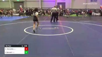 58 lbs 5th Place - Cael Marcotte, So Cal Grappling vs Iyla Samuel, Pride WC