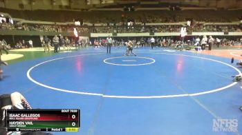 95 lbs Quarterfinal - Isaac Gallegos, Bull Island Grappling vs Hayden Vail, Great Bridge