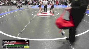 110 lbs Champ. Round 1 - Alexia Phillips, Rio Vista vs Hannah Ramirez, Fremont (Sunnyvale)