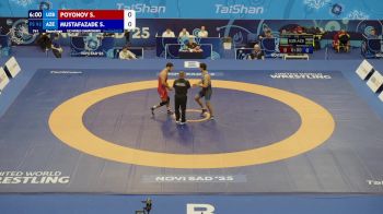 92 kg Repechage #3 - Sherzod Poyonov, Uzbekistan vs Sadig Mustafazade, Azerbaijan