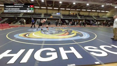 285 lbs Quarterfinal - Kazmeier Morosetti, North Kingstown vs Tyler Bergeron, Ponaganset