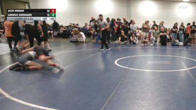 105 lbs Consi Of 8 #2 - Jack Hieber, OH vs Lennox Deringer, PA