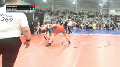 285 lbs Semifinal - Ryder Smith, TN vs Blake Elder, FL