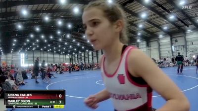 74 lbs Semis - R1 Wb - Mckenzie Astorino, Team Pennsylvania Blue vs Brielle Richardson, Virginia Killers