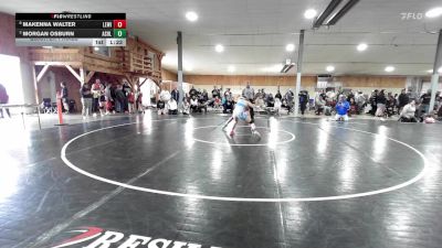 103 lbs Quarterfinal - Makenna Walter, Lewisburg vs Morgan Osburn, Ashley