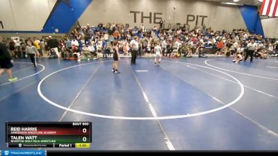 80 lbs Champ. Round 1 - Reid Harris, Sanderson Wrestling Academy vs Talen Watt, Riverton Wolf Pack Wrestling