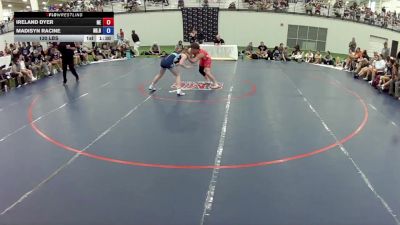 130 lbs Ireland Dyer, Nebraska vs Madisyn Racine, North Dakota Blue