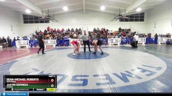 182 lbs Champ. Round 2 - Sean-michael Roberts, Buchanan vs Justin Esparza, Marina