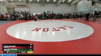 130 lbs Cons. Round 4 - Nevaeh Nomura, Mesa Ridge vs Lydia Nevarez, Brighton