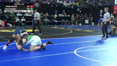 190 lbs Consi Of 16 #1 - Diana Duarte, San Marcos (SD) vs Layla Toomey, Paradise (NS)