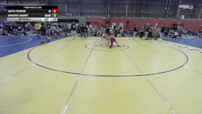 110 lbs Rr Rnd 3 - Nate Fenner, Bad Karma - MSE vs Dakota Sandy, Mat Assassins Red - MSE