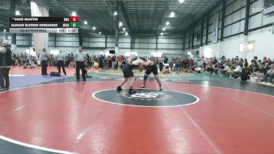 215 lbs Quarterfinal - Alikhar Slevenn Hernandez, James Island Charter High Scho vs Vake Martin, Richmond Wrestling Club