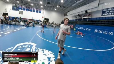 63 lbs Cons. Semi - Fletcher Lewis, Thermopolis Wrestling Club vs Maxton Haar, Douglas WC